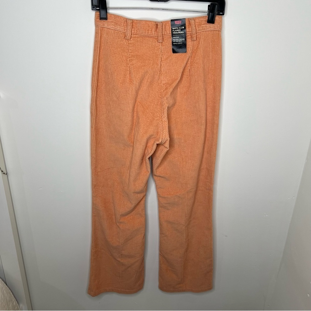 NWT Levi’s Math Club Coral Corduroy Trousers Size 25 - Picture 4 of 10